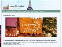 Tablet Screenshot of piccadilly-market.co.uk